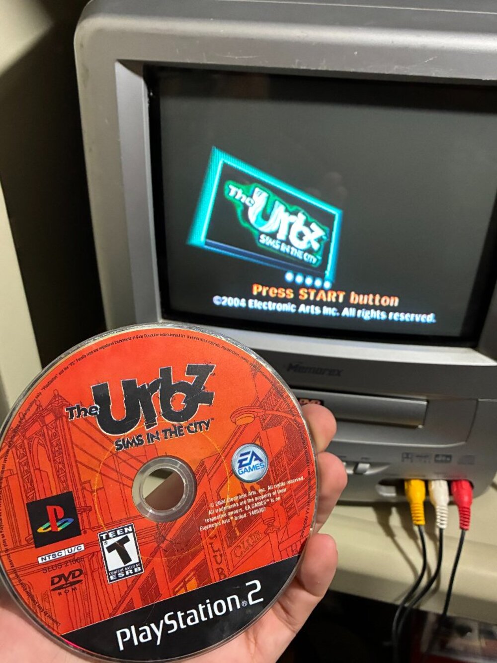 Urbz: Sims in the City PS2 (Sony PlayStation 2, 2004) Disc Only, Tested